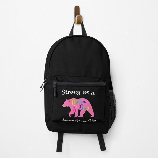Item preview, Breast Cancer Mama Bear Fighter Warrior Survivor. designed and sold by MAXXEXCHANGE.