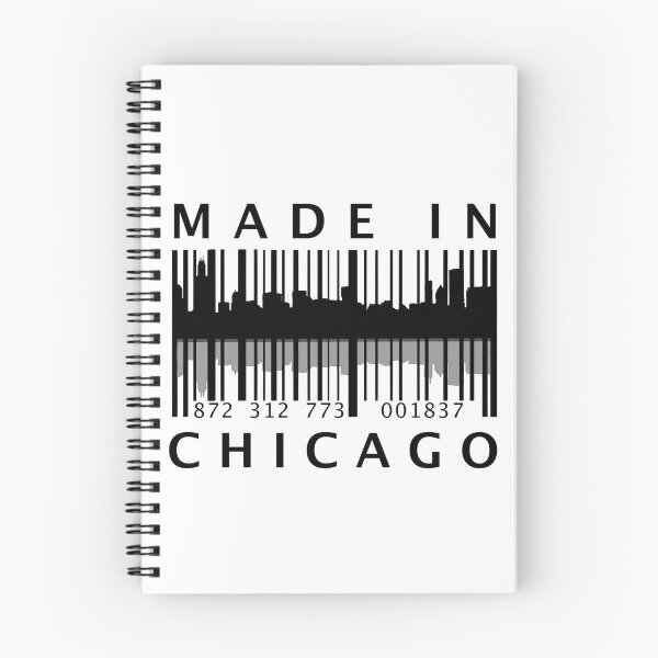 Item preview, Made In Chicago (Chicago Skyline Barcode) designed and sold by molamode.
