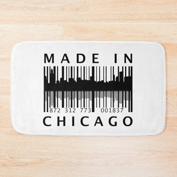 Item preview, Made In Chicago (Chicago Skyline Barcode) designed and sold by molamode.