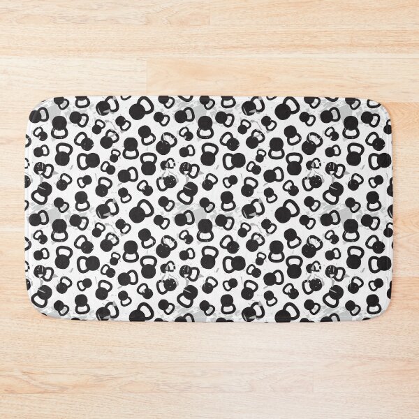Item preview, Kettlebell CrossFit seamless pattern  designed and sold by camilacarvalho.