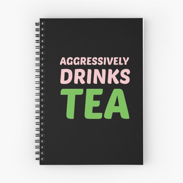 Item preview, Aggressively Drinks Tea , Cute Gift For Tea Lovers designed and sold by awesomedraw.