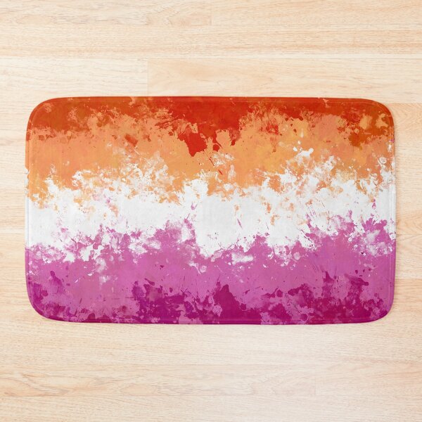Item preview, Lesbian Paint Splatter Pride Flag designed and sold by Quinn-Draws.