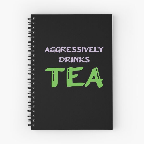 Item preview, Aggressively Drinks Tea , Cute Gift For Tea Lovers designed and sold by awesomedraw.