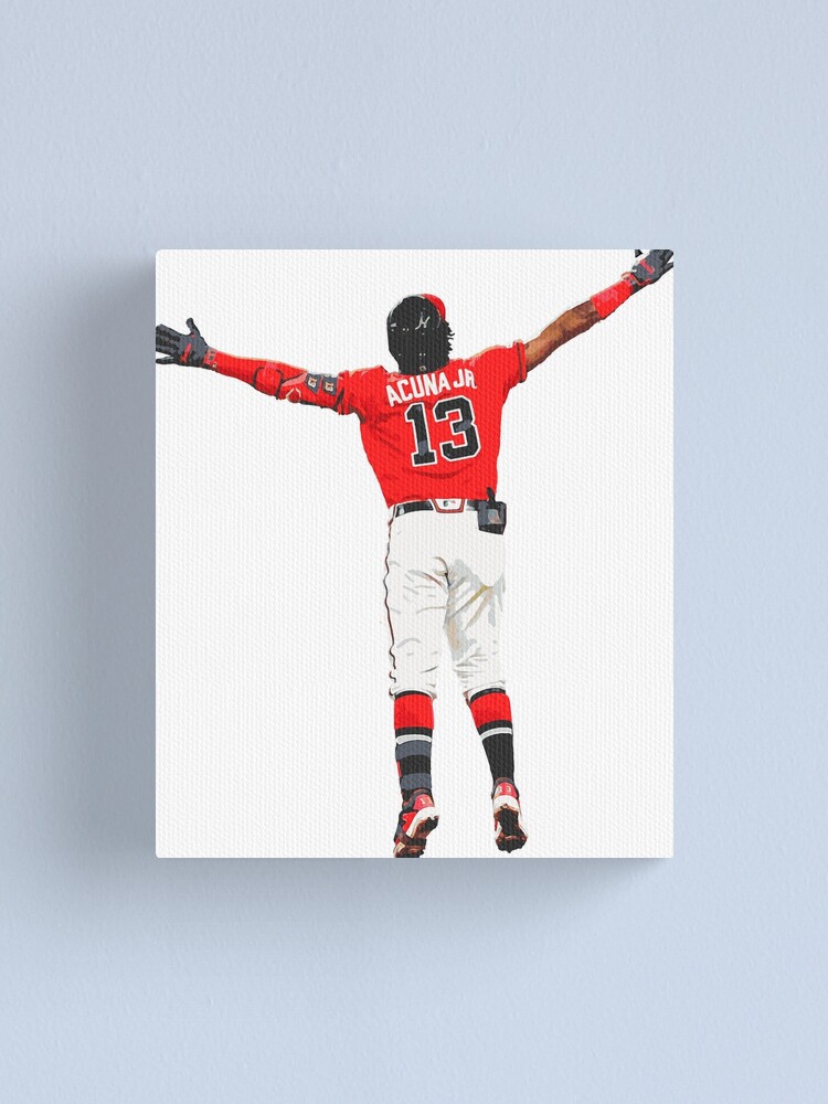 Ronald Acuna Jr Basketball Canvas Poster Wall Art Decor Print