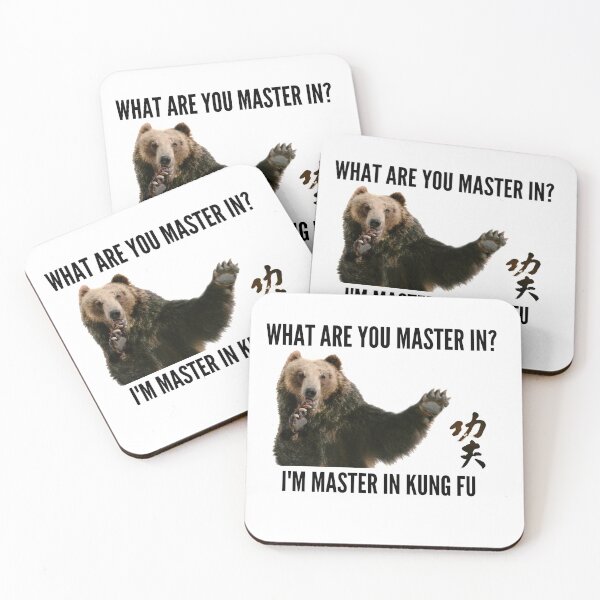 Item preview, What are you Master in? Kung Fu Bear designed and sold by karyunglau.