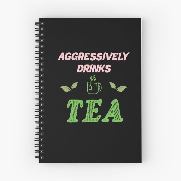 Item preview, Aggressively Drinks Tea , Cute Gift For Tea Lovers designed and sold by awesomedraw.