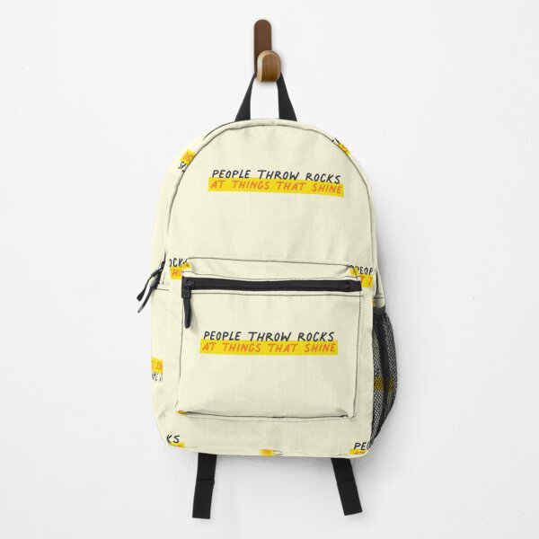 Item preview, People Throw Rocks At Things That Shine Cute Inspirational designed and sold by thefrshmachine.