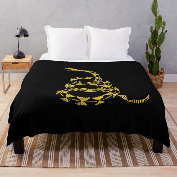 Item preview, Gadsden Flag Snake Black and Yellow Libertarian designed and sold by NoveltyMerch.