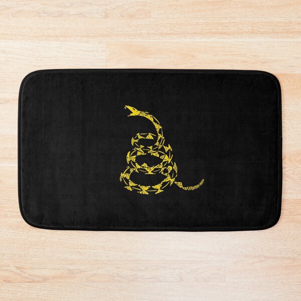 Item preview, Gadsden Flag Snake Black and Yellow Libertarian designed and sold by NoveltyMerch.