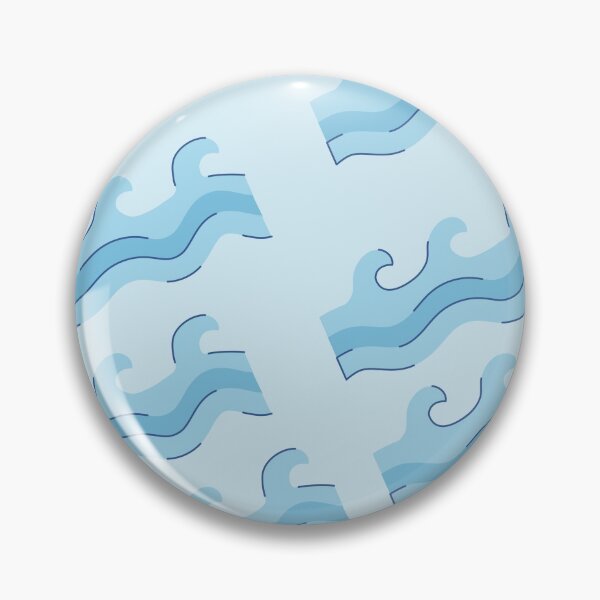 Item preview, Ocean Bathmat Blue Waves  designed and sold by mimosadesigns.