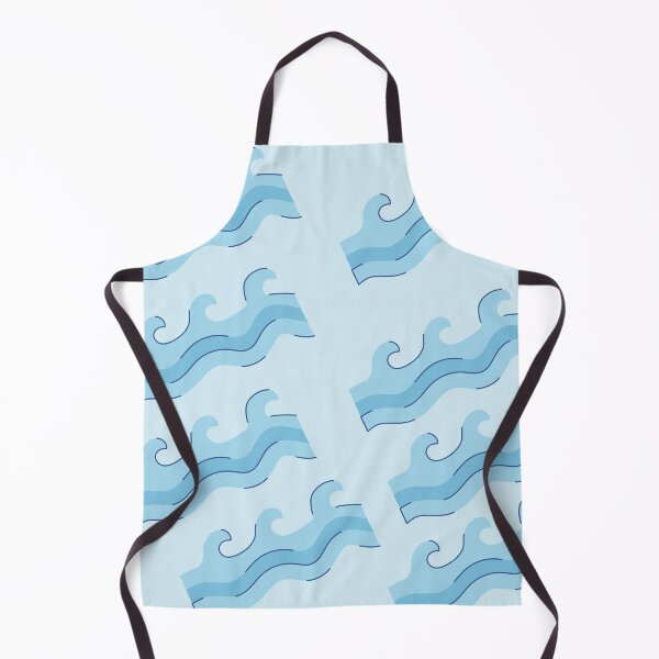 Item preview, Ocean Bathmat Blue Waves  designed and sold by mimosadesigns.