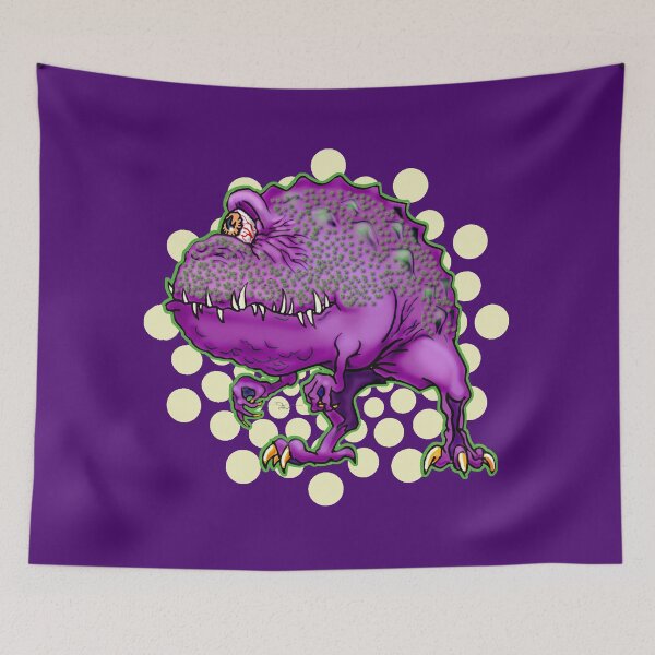 Item preview, Purple People Eater Monster designed and sold by artistdiat.