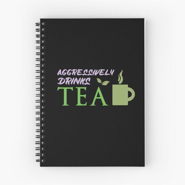 Item preview, Aggressively Drinks Tea , Cute Gift For Tea Lovers designed and sold by awesomedraw.