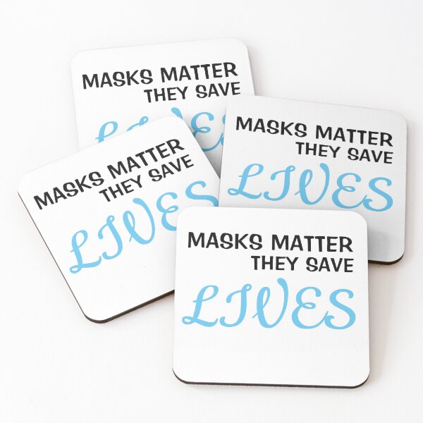 Item preview, masks matter they save lives designed and sold by TINASTORESHOPE.