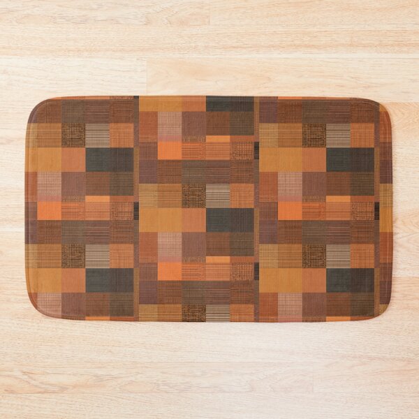 Item preview, Earth Tone Abstract Block Pattern designed and sold by royalblewitup.