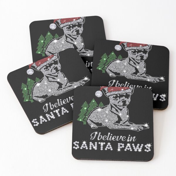 Item preview, Santa Chihuahua I Believe In Santa Paws designed and sold by Madge-Simon-859.