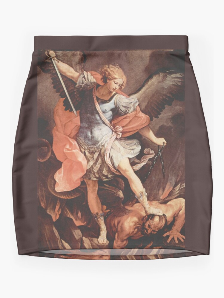 St Michael the Archangel (San Miguel Arcangel ) Guido Reni | Mini Skirt