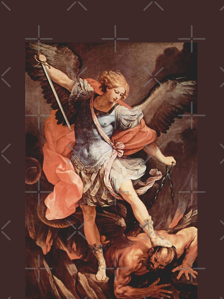 Saint Michael the Archangel Angel – San Miguel Arcangel Print Picture Poster