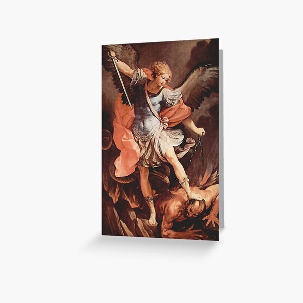 Item preview, St Michael the Archangel (San Miguel Arcangel ) Guido Reni designed and sold by neteor.