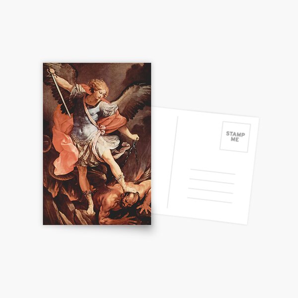 Item preview, St Michael the Archangel (San Miguel Arcangel ) Guido Reni designed and sold by neteor.
