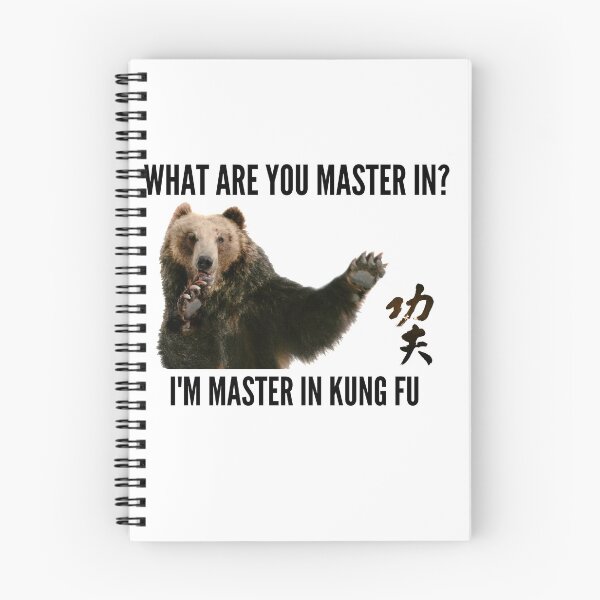 Item preview, What are you Master in? Kung Fu Bear designed and sold by karyunglau.