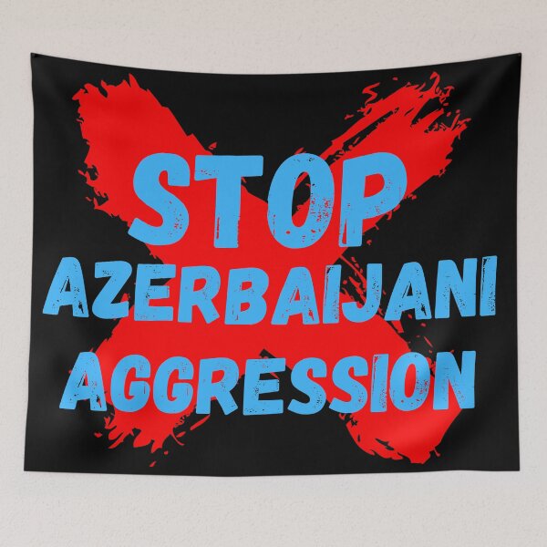 Item preview, Stop Azerbaijani Aggression Artsakh Strong Armenia designed and sold by MoMasry.
