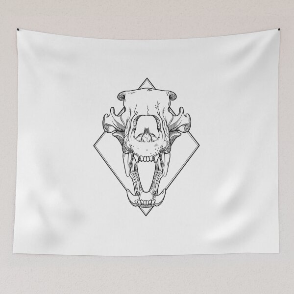 Item preview, BEAR SKULL designed and sold by psydrian.