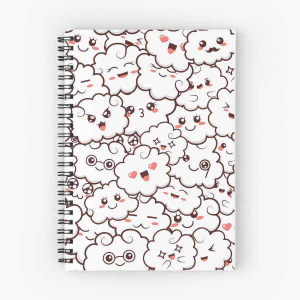 Item preview, Cute Kawaii Clouds designed and sold by Vector Scout Lab.