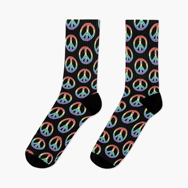 Item preview, Non violence colourful rainbow  peace sign  designed and sold by AnnaMelekhina.