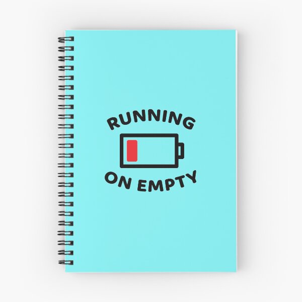 Item preview, Running On Empty Battery - Funny Quotes Gift Ideas For Colleagues designed and sold by Sugar-Magnolia.