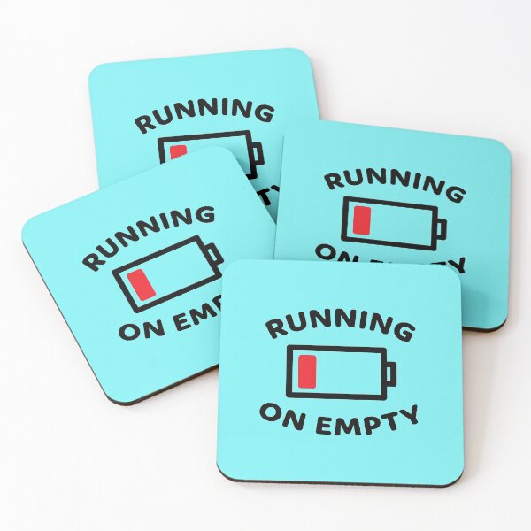 Item preview, Running On Empty Battery - Funny Quotes Gift Ideas For Colleagues designed and sold by Sugar-Magnolia.