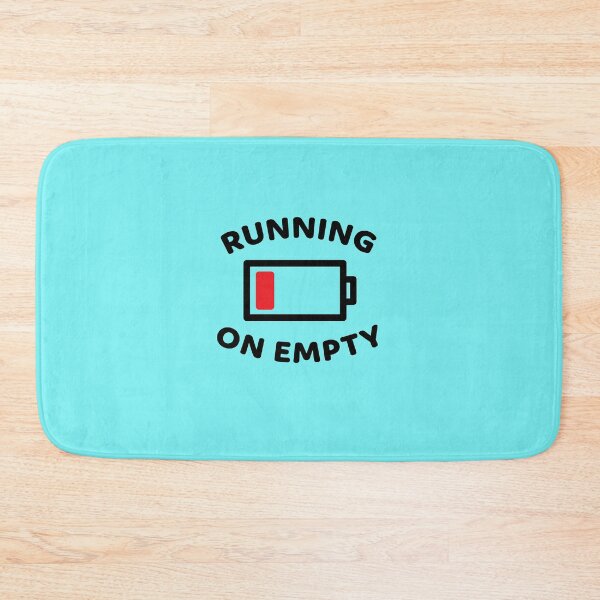 Item preview, Running On Empty Battery - Funny Quotes Gift Ideas For Colleagues designed and sold by Sugar-Magnolia.