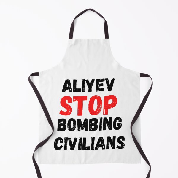 Item preview, ALIEV STOP BOMBING CIVILIANS, Artsakh Strong Armenia designed and sold by MoMasry.