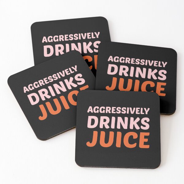 Item preview, Aggressively Drinks Juice , Cute Gift For Juice Lovers designed and sold by awesomedraw.