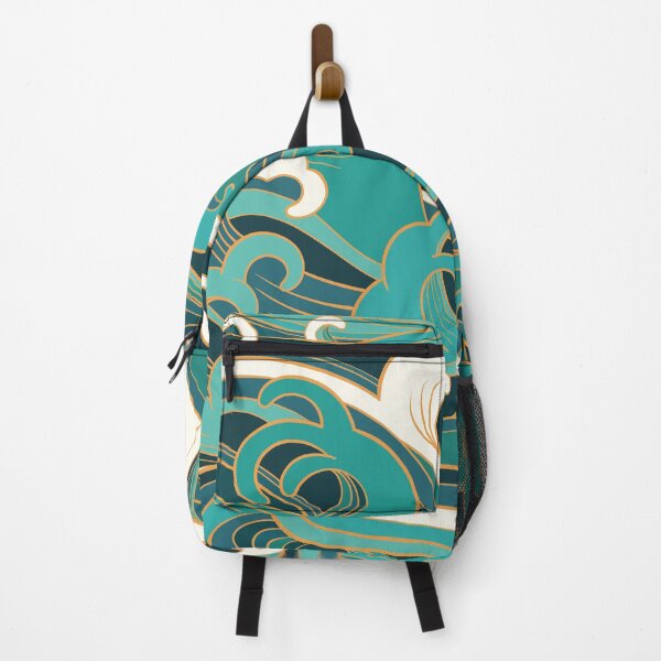 Item preview, Beautiful Blue Ocean Waves designed and sold by Vector Scout Lab.
