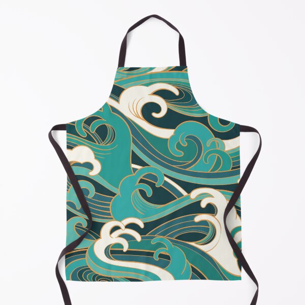 Item preview, Beautiful Blue Ocean Waves designed and sold by Vector Scout Lab.