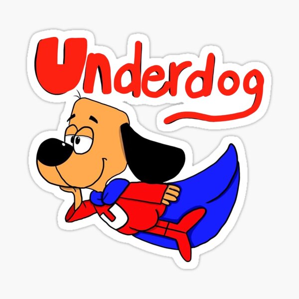 Underdog Cartoon Stickers Redbubble