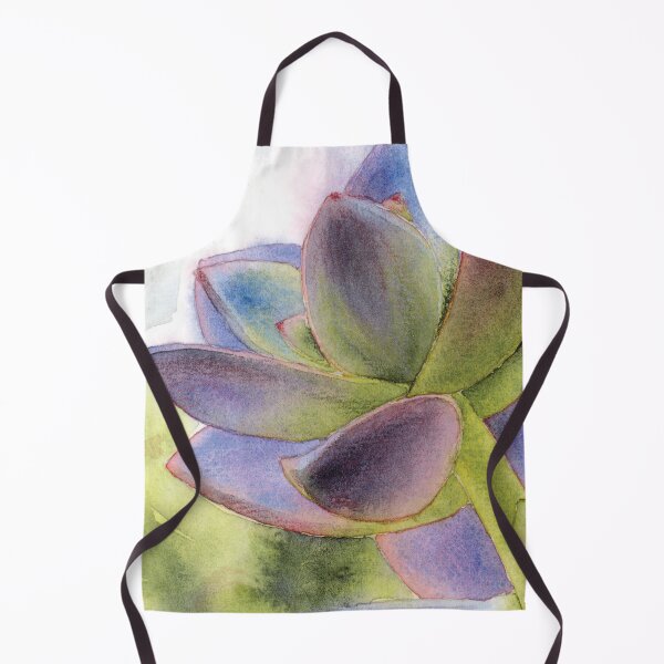 Item preview, Softly Colored Succulent Closeup in Watercolor designed and sold by Kelly Roy.
