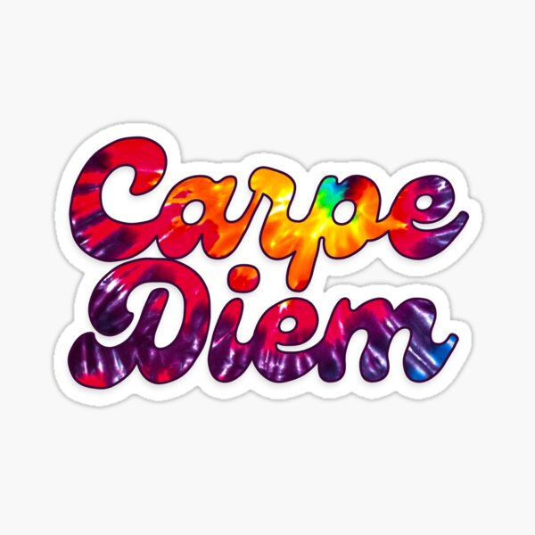 Item preview, Carpe Diem Tie Dye Motivation designed and sold by thefrshmachine.