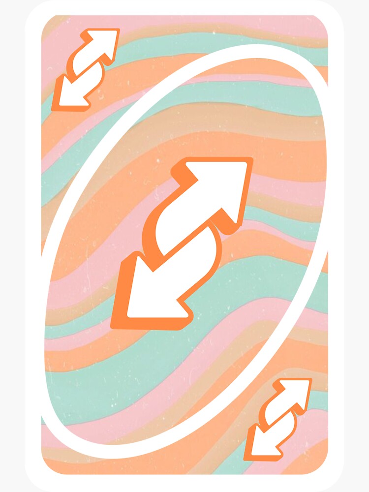 UNO reverse card Sticker for Sale by Kawabijutsu21