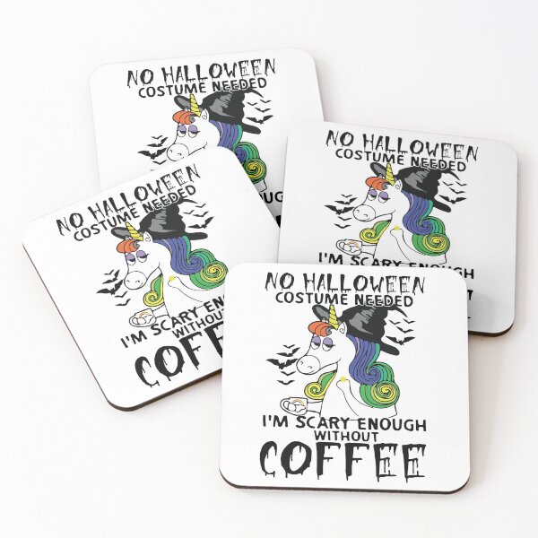 Item preview, No Halloween Custume Needed Im Scary Enough Without Coffee designed and sold by printify.
