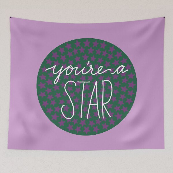 Item preview, You’re a Star Calligraphy Lettering designed and sold by Gold Star Creative.