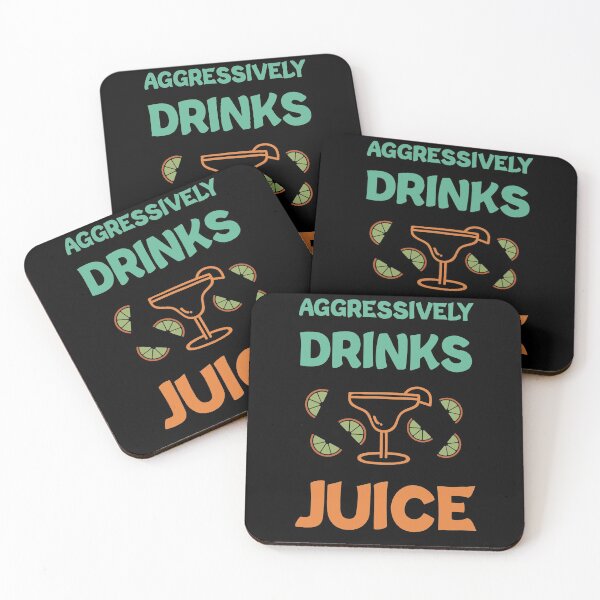 Item preview, Aggressively Drinks Juice , Cute Gift For Juice Lovers designed and sold by awesomedraw.