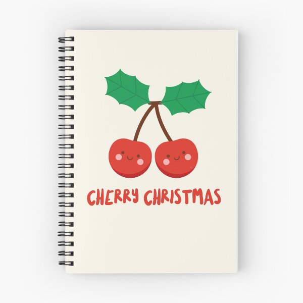 Item preview, Cherry Christmas Fruit Fruity Holly Jolly Kawaii Winter Holidays Seasonal Merry Christmas Funny Pun Cute Smiley designed and sold by gkao.