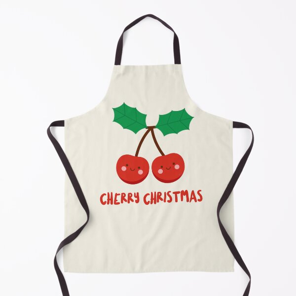 Item preview, Cherry Christmas Fruit Fruity Holly Jolly Kawaii Winter Holidays Seasonal Merry Christmas Funny Pun Cute Smiley designed and sold by gkao.