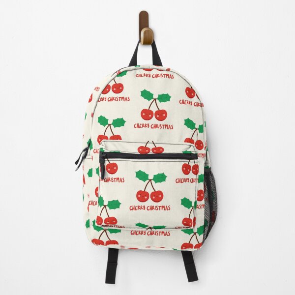 Item preview, Cherry Christmas Fruit Fruity Holly Jolly Kawaii Winter Holidays Seasonal Merry Christmas Funny Pun Cute Smiley designed and sold by gkao.