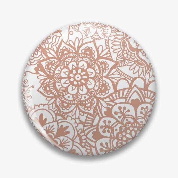 Item preview, Rose Gold Mandala Pattern designed and sold by Julie Erin Designs.