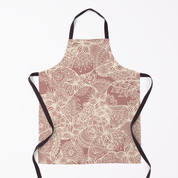 Item preview, Dusty Rose Pink Flower Doodles designed and sold by Julie Erin Designs.