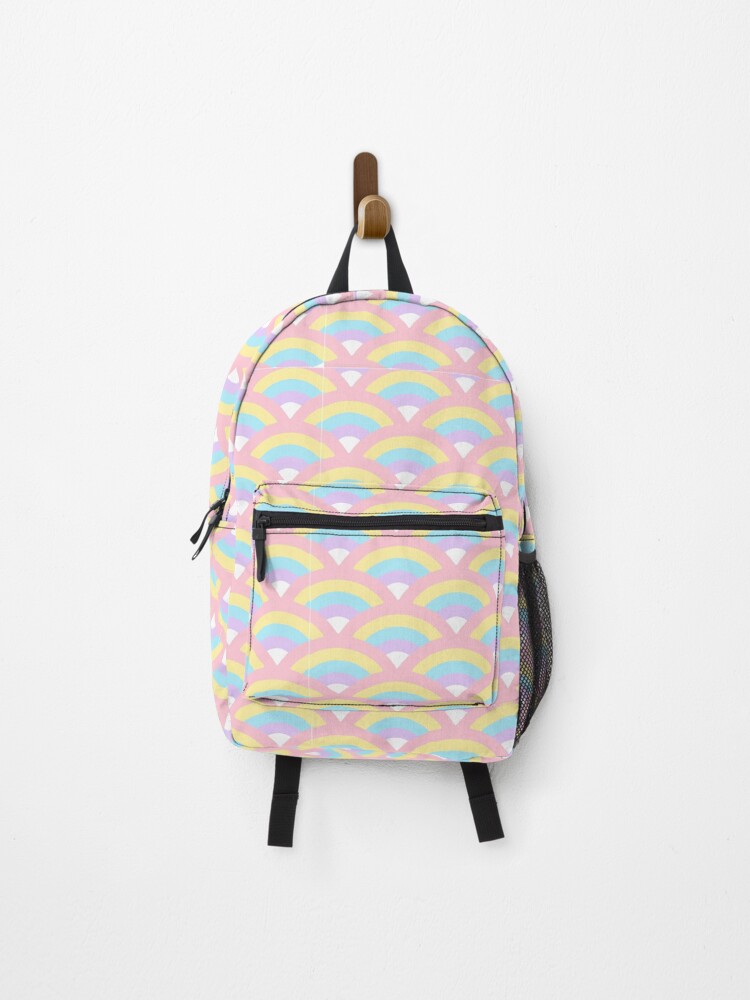 Thumbnail 1 of 3, Backpack, Mini rainbow pattern designed and sold by RaionKeiji.