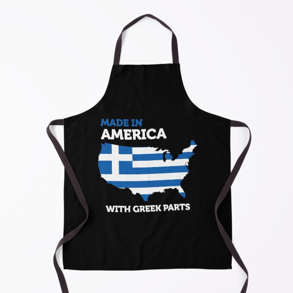 Artikelvorschau, Made In America mit griechischen Teilen - halbamerikanisches Griechenland lustiges Geschenk entworfen und verkauft von smartrocket.